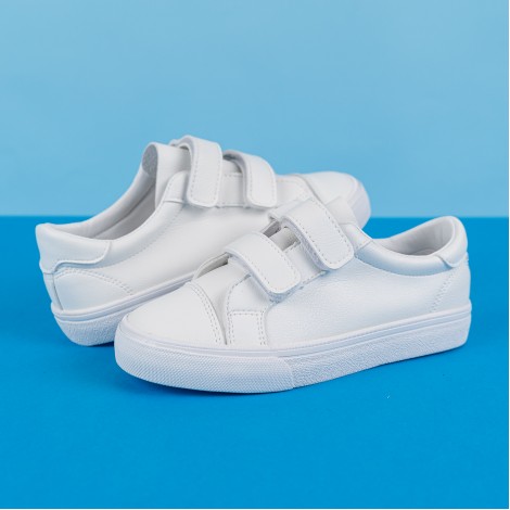 Pantofi scoala Sport Belle white