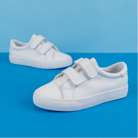 Pantofi scoala Sport Belle white