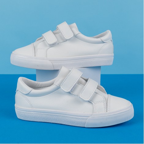 Pantofi scoala Sport Belle white