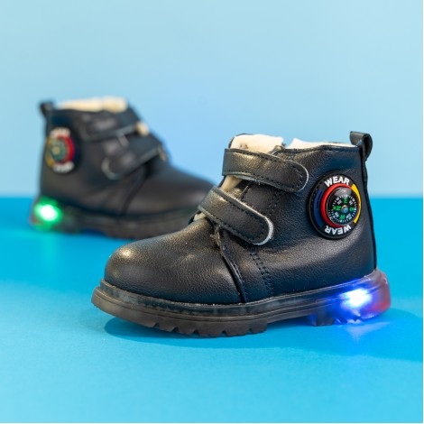 Ghete cu luminite Jose blue imblanite