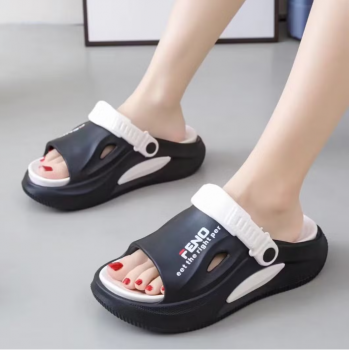 Papuci tip crocs Fino black new  easter