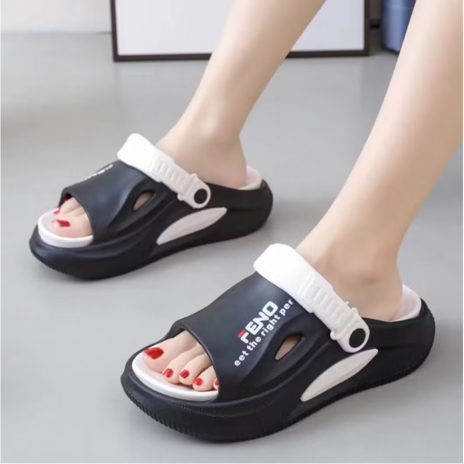 Papuci tip crocs Fino black new  easter