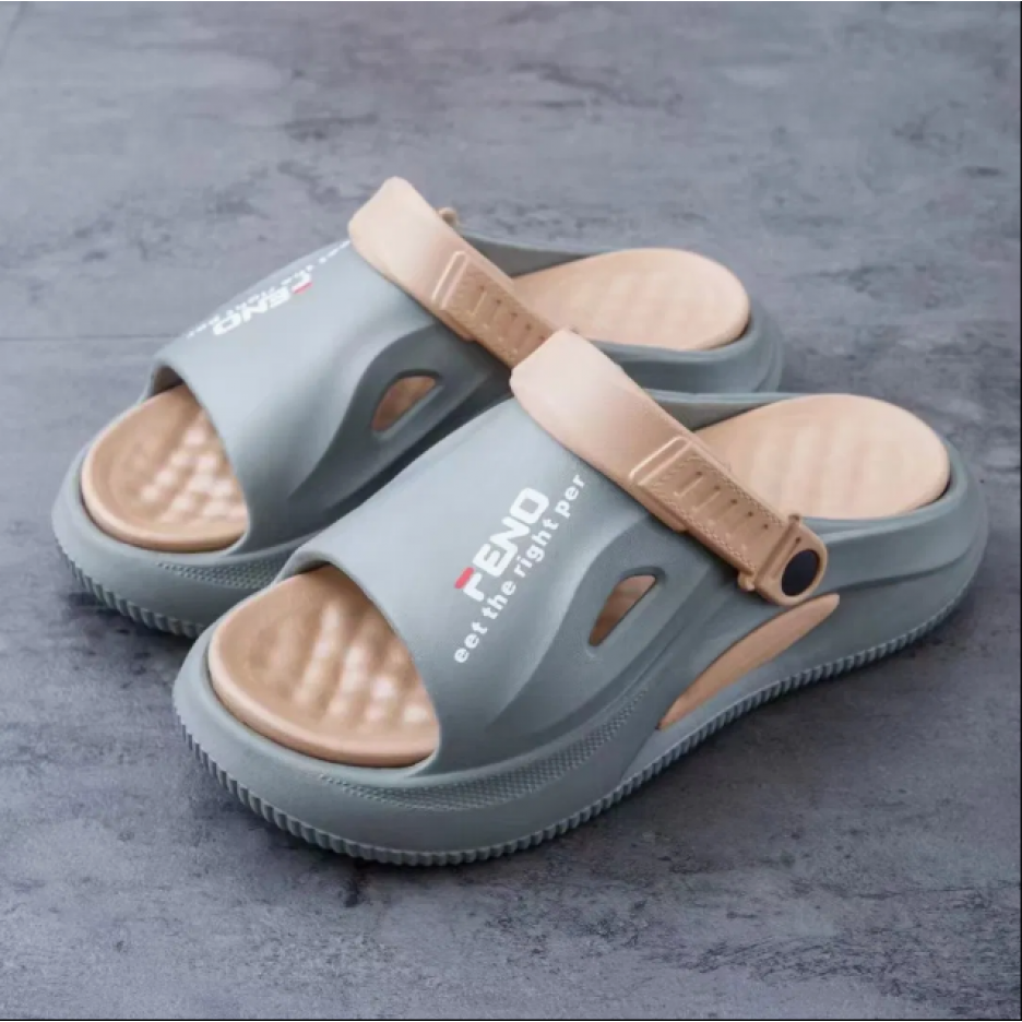 Papuci tip crocs Fino brown new easter