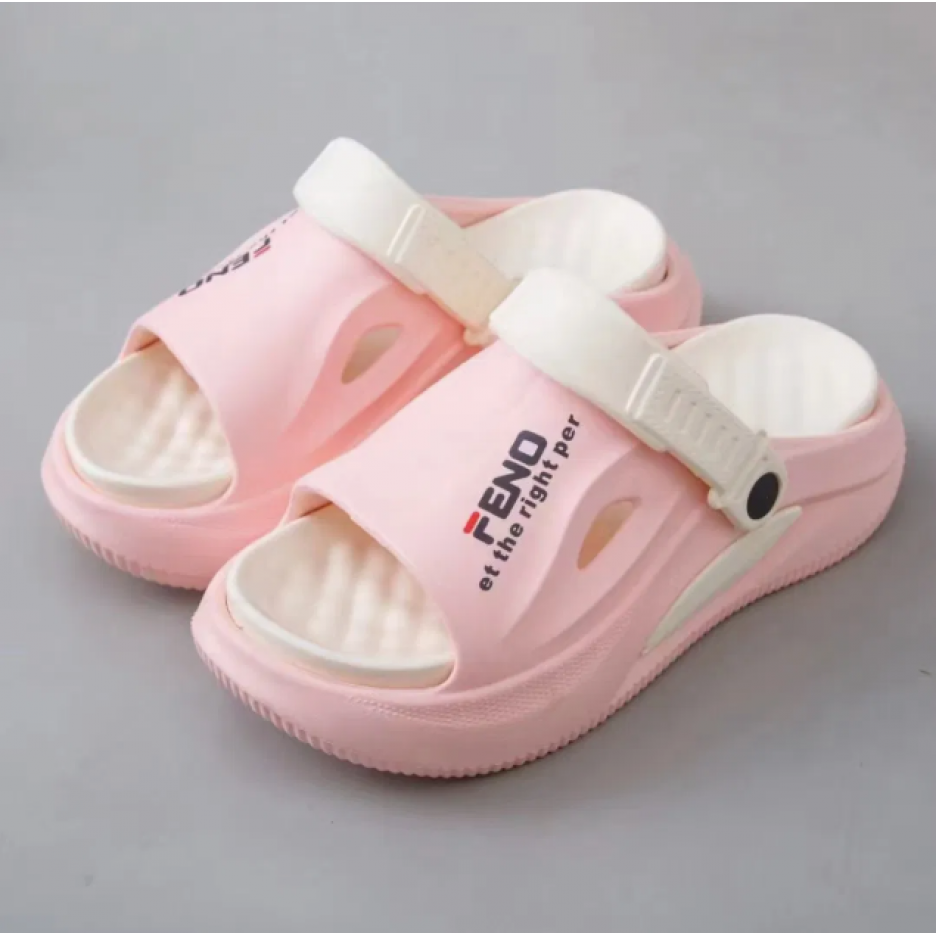 Papuci tip crocs Fino pink new easter