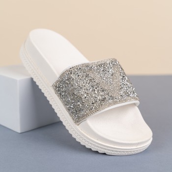 Papuci Victoria white