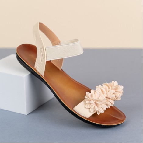 Sandale Flower brown