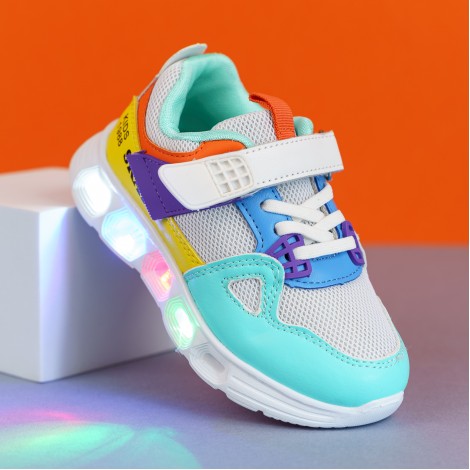 Pantofi Sport fara luminite Tera blue