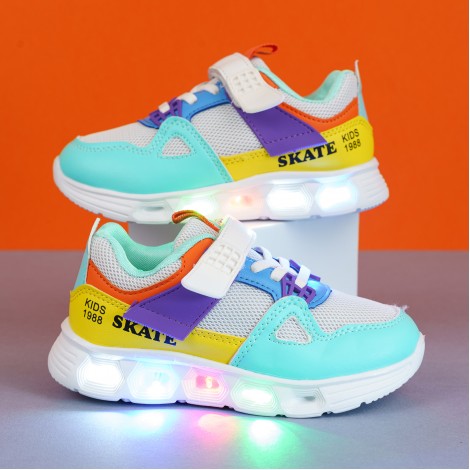 Pantofi Sport fara luminite Tera blue