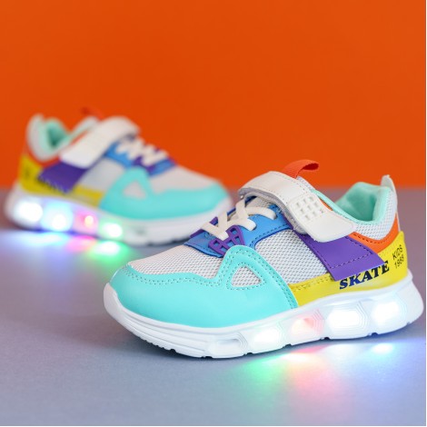 Pantofi Sport fara luminite Tera blue