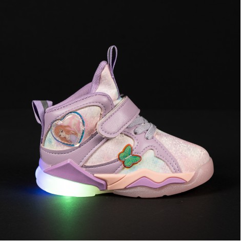 Pantofi Sport cu luminite Princess pink