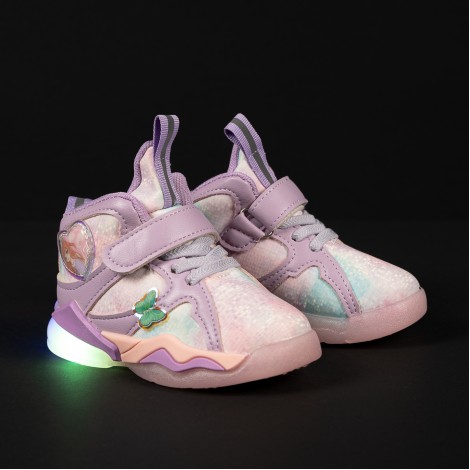 Pantofi Sport cu luminite Princess pink