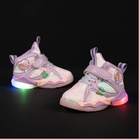 Pantofi Sport cu luminite Princess pink