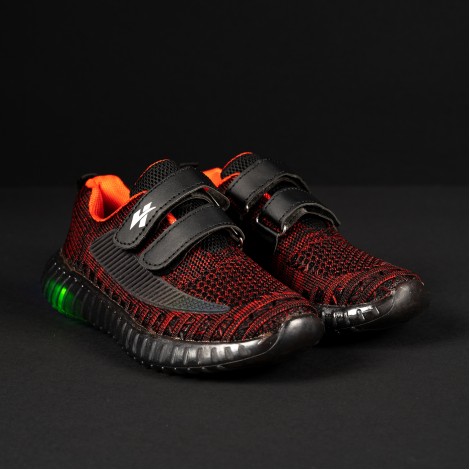 Pantofi Sport cu luminite Anelis rosii