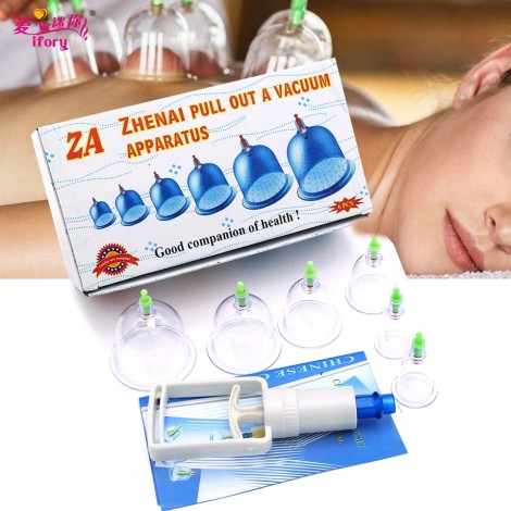 Set 6 ventuze medicinale vacuum