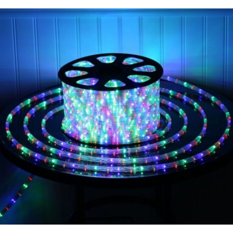 Furtun Led luminos 10m, 8 jocuri de lumini, multicolor