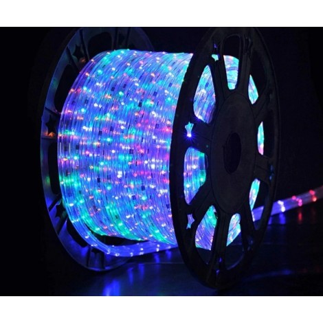 Furtun Led luminos 10m, 8 jocuri de lumini, multicolor
