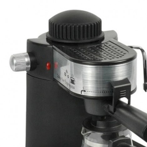 Espresor cafea Hausberg HB-3715, 650 W, 4 cesti, functie spumare lapte