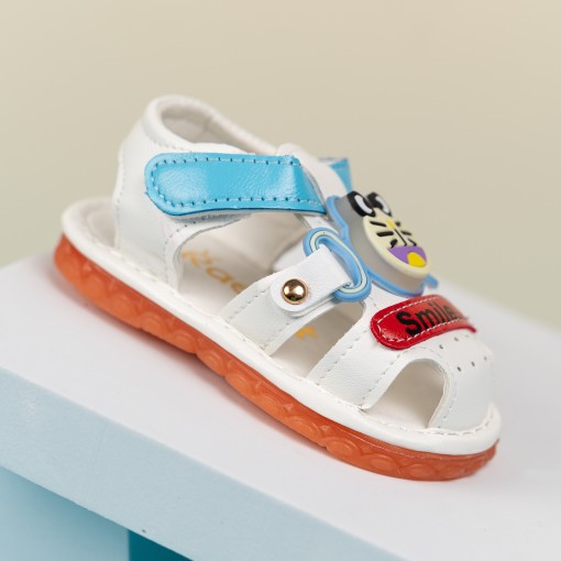 Sandale Chit blue, cu sunet