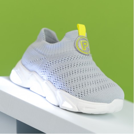 Pantofi Sport cu luminite Paco gri
