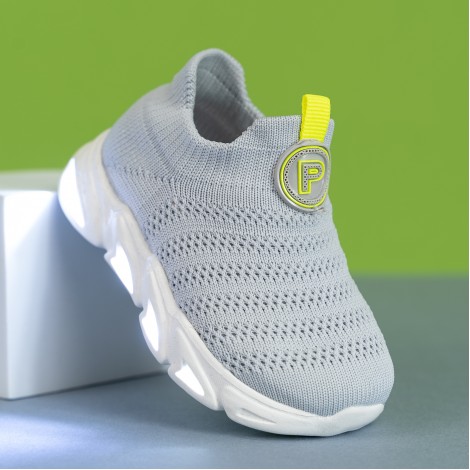 Pantofi Sport cu luminite Paco gri
