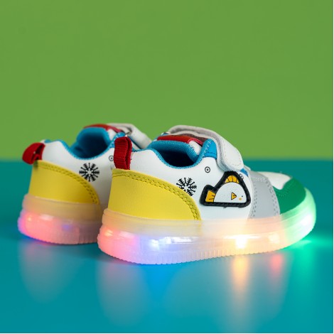 Pantofi Sport cu luminite Arigo green