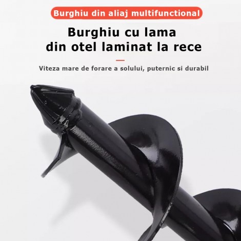 Burghiu pentru bormasina pt gradina 45cm, rasaduri