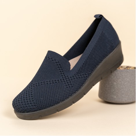 Espadrile Glass bleumarin