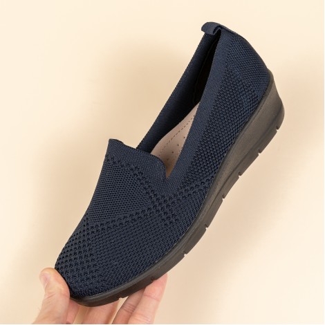 Espadrile Glass bleumarin