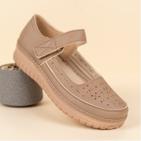 Pantofi Loreo Bej