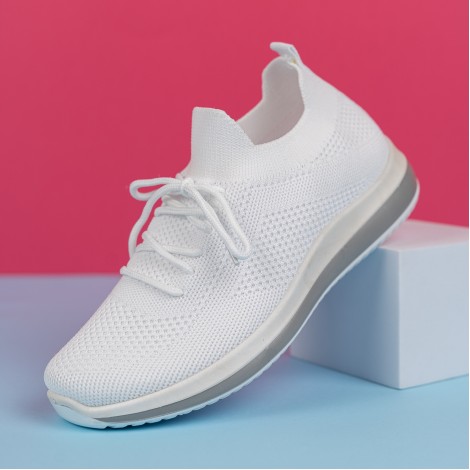 Pantofi scoala Sport Amy white Pantofi scoala Sport Amy white