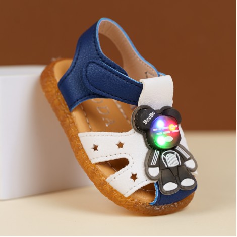 Sandale Avram blue, cu luminite