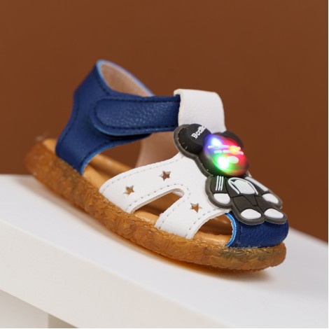 Sandale Avram blue, cu luminite