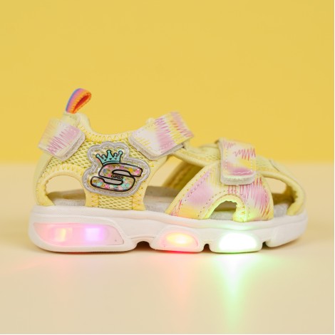 Sandale Brett yellow, cu luminite