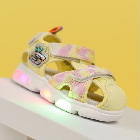 Sandale Brett yellow, cu luminite