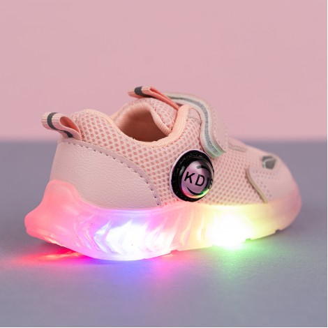 Pantofi Sport cu luminite Morgan pink