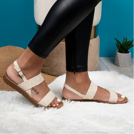Sandale Vivid bej