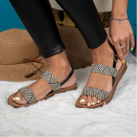 Sandale Vivid black