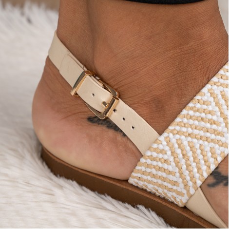Sandale Vivid bej