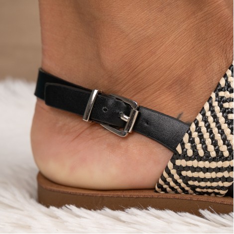 Sandale Vivid black