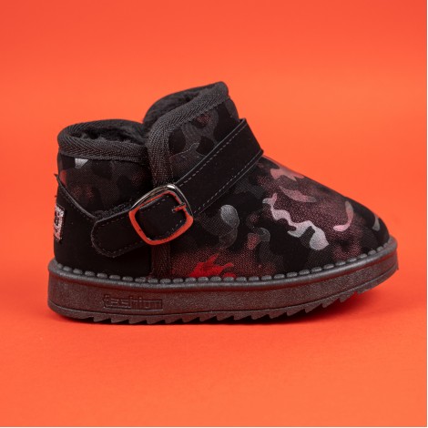 Ghete Dima rosii imblanite tip ugg