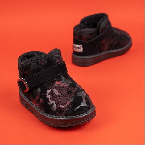 Ghete Dima rosii imblanite tip ugg