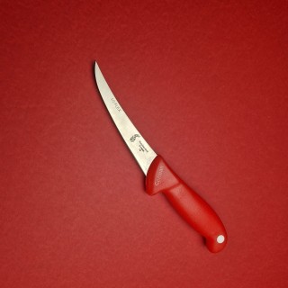 Cutit macelarie transat 27cm, lama 12cm otel inox, maner abs rosu FeroCut