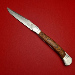 Briceag camping Wood 37cm, lama otel inox, maner lemn maro FR19