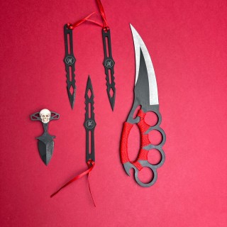 Set HOBBY 5 piese, lama otel inox, diverse modele, SKULL