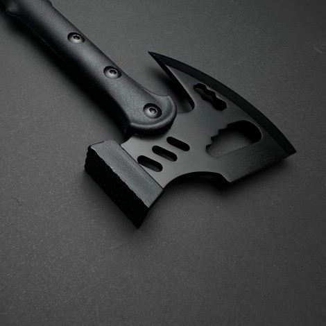 Topor camping si drumetii 40cm, lama otel inoxidabil, diverse functii