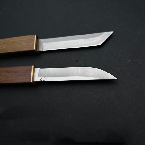 Cutit japonez dublu 26cm, 2 piese, lama otel inoxidabil