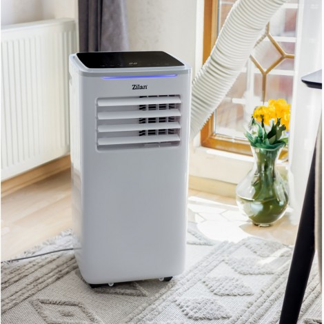 Aer conditionat mobil Zilan ZLN1047 3 in 1, 9000Btu/h, Wifi, Timer, Display LED, temperatura 7-35 grade C