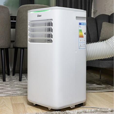 Aer conditionat mobil Zilan ZLN1047 3 in 1, 9000Btu/h, Wifi, Timer, Display LED, temperatura 7-35 grade C