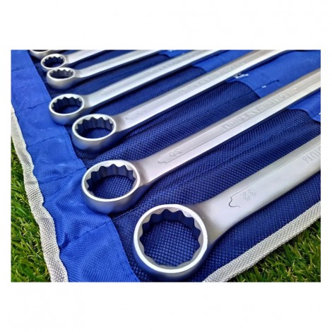 Set chei combinate fixe inelare Onex, 6-32 mm, 21 piese, albastru TRSCH