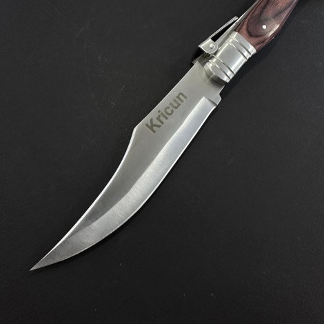 Briceag camping Bandolera 38cm, lama otel inox, maner lemn FR19